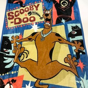 Vintage Scooby Doo Scary Monsters Blanket Hannah Barbera